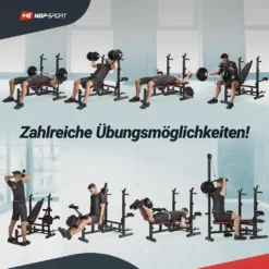Hop-Sport Multifunktions Hantelbank HS-1075 Mit Latzugturm Kraftstation -Globbervi Verkaufe af9ab088b53c746a2bd3282d90eed3fe