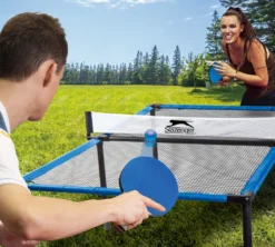 Slazenger Tischtennisplatte Spyder Air - 240 X 120 X 63,5 CM - Leicht Und Kompakt - Mehrere Spiele - Ping Pong Und Tischtennis -Globbervi Verkaufe afcae11b45dafb74086940d8879f84d3