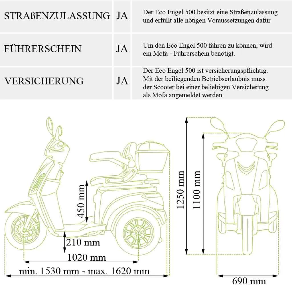 ECO ENGEL 500 Rot, 25 Km/h, 1000 Watt Seniorenmobil Elektromobil Seniorenfahrzeuge 5 ECO ENGEL 500 Rot, 25 Km/h, 1000 Watt Seniorenmobil Elektromobil Seniorenfahrzeuge – Bild 5