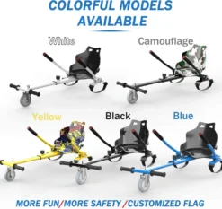 Markboard Hoverkart Kompatibel Mit 6,5, 8.5 Zoll Und 10 Zoll Scooter Weiss, Go-Kart Sitzscooter Sitz Für Hoverboard Sitz Für Elektroscooter Self Balancing Scooter -Globbervi Verkaufe b0b883d82ce6769df55dc59f83c7e816