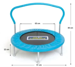 Sportspower Kindertrampolin Mit Haltegriff Blau Ø 92 Cm -Globbervi Verkaufe b0f9e775a5e67b0a8de2147c999638b7