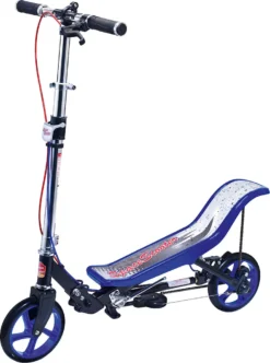 Space Scooter Deluxe X590 Blau/Schwarz, Bis 120kg Belastbar