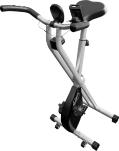 Physionics® Heimtrainer - Mit LCD-Display, Verstellbarer Sitz & Widerstand, Klappbar, Bis 120 Kg, Grau - Ergometer, F-Bike, Fahrradtrainer, Hometrainer, Fitnessfahrrad, Fitnessbike -Globbervi Verkaufe b3a34bdd013d506e2a28d1f089189c7b