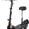 EFlux Lite Six 1000W Elektro Roller - E-Scooter - Straßenzulassung - Elektroroller - (Schwarz) - 45 Km Reichweite - Lithium-Ionen-Akku
