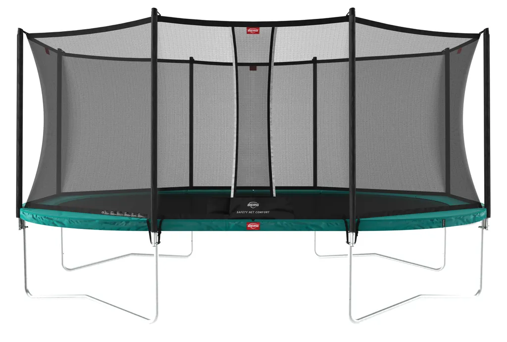 BERG Trampolin Oval 520 X 345 Cm Grün Mit Sicherheitsnetz Comfort Grand Favorit Regular 1 BERG Trampolin Oval 520 X 345 Cm Grün Mit Sicherheitsnetz Comfort Grand Favorit Regular