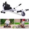 Hoverkart Weiß Sitz Hoverboard Hoverseat Für 6,5"/8"/8,5"/10 Zoll Elektro Scooter 2 Räder E-skateboard Hover Kart