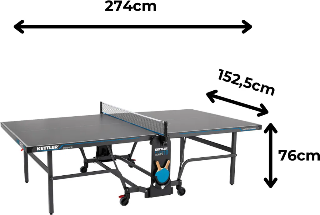 KETTLER Tischtennisplatte K10 Outdoor 4 KETTLER Tischtennisplatte K10 Outdoor – Bild 4