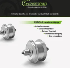 SachsenRad E-Racing Mountain Bike R6 500Wh 13,4Ah E-Bike 26' -Globbervi Verkaufe b7975a81f92131c161aa0df505635763