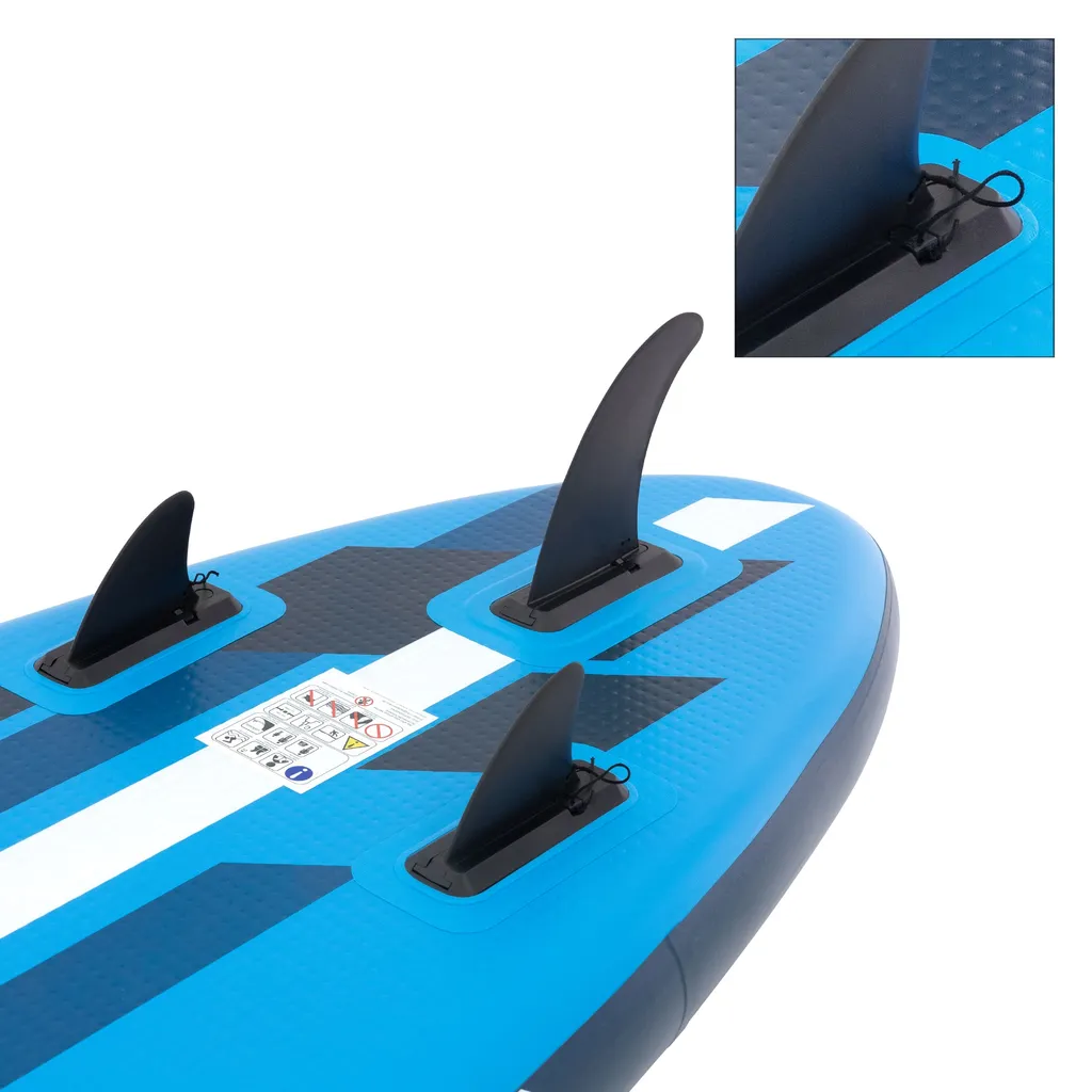 ECD Germany Aufblasbares Stand Up Paddle Board Mit Kajak Sitz | 320x82x15 Cm | Blau | Aus PVC | Bis 120kg | Inkl. Pumpe Tragetasche Zubehör | SUP Board Paddling Board Paddelboard Surfboard Sitzfunktion 7 ECD Germany Aufblasbares Stand Up Paddle Board Mit Kajak Sitz | 320x82x15 Cm | Blau | Aus PVC | Bis 120kg | Inkl. Pumpe Tragetasche Zubehör | SUP Board Paddling Board Paddelboard Surfboard Sitzfunktion – Bild 7
