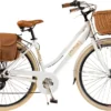 Via Veneto By Canellini Fahrrad Citybike Frau Aluminium Mit Korb Und Tasche - Weiß 50