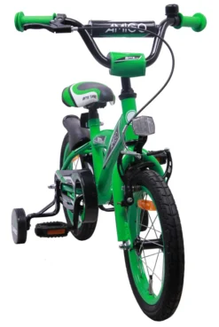 Amigo BMX Turbo - Kinderfahrrad Für Jungen - Jungenfahrrad 14 Zoll - Kinderfahrader Ab 3-4 Jahre - Grün