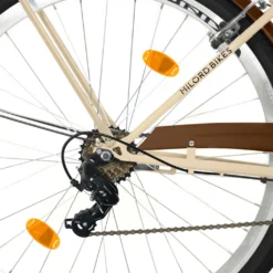 Milord Komfort Fahrrad Mit Weidenkorb Damenfahrrad, 26 Zoll, Braun, 7 Gang Shimano -Globbervi Verkaufe bc17016198d7d9e70488cf7305ce3ed2