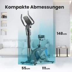 Hop-Sport Ergometer HS-090H Apollo Heimtrainer Inkl. Unterlegmatte Blau -Globbervi Verkaufe bd0acea7a99381e6be3f5607ef172945