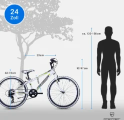 Bergsteiger Kansas 24 Zoll Kinderfahrrad, Geeignet Für 8, 9, 10, 11 Jahre, Shimano 6 Gang-Schaltung, Mountainbike Mit Weißwandbereifung, Jungen-Fahrrad, Mädchen-Fahrrad 12 Bergsteiger Kansas 24 Zoll Kinderfahrrad, Geeignet Für 8, 9, 10, 11 Jahre, Shimano 6 Gang-Schaltung, Mountainbike Mit Weißwandbereifung, Jungen-Fahrrad, Mädchen-Fahrrad -Globbervi Verkaufe bd512491d7cd556cbdb0a11c7ea6c9d4