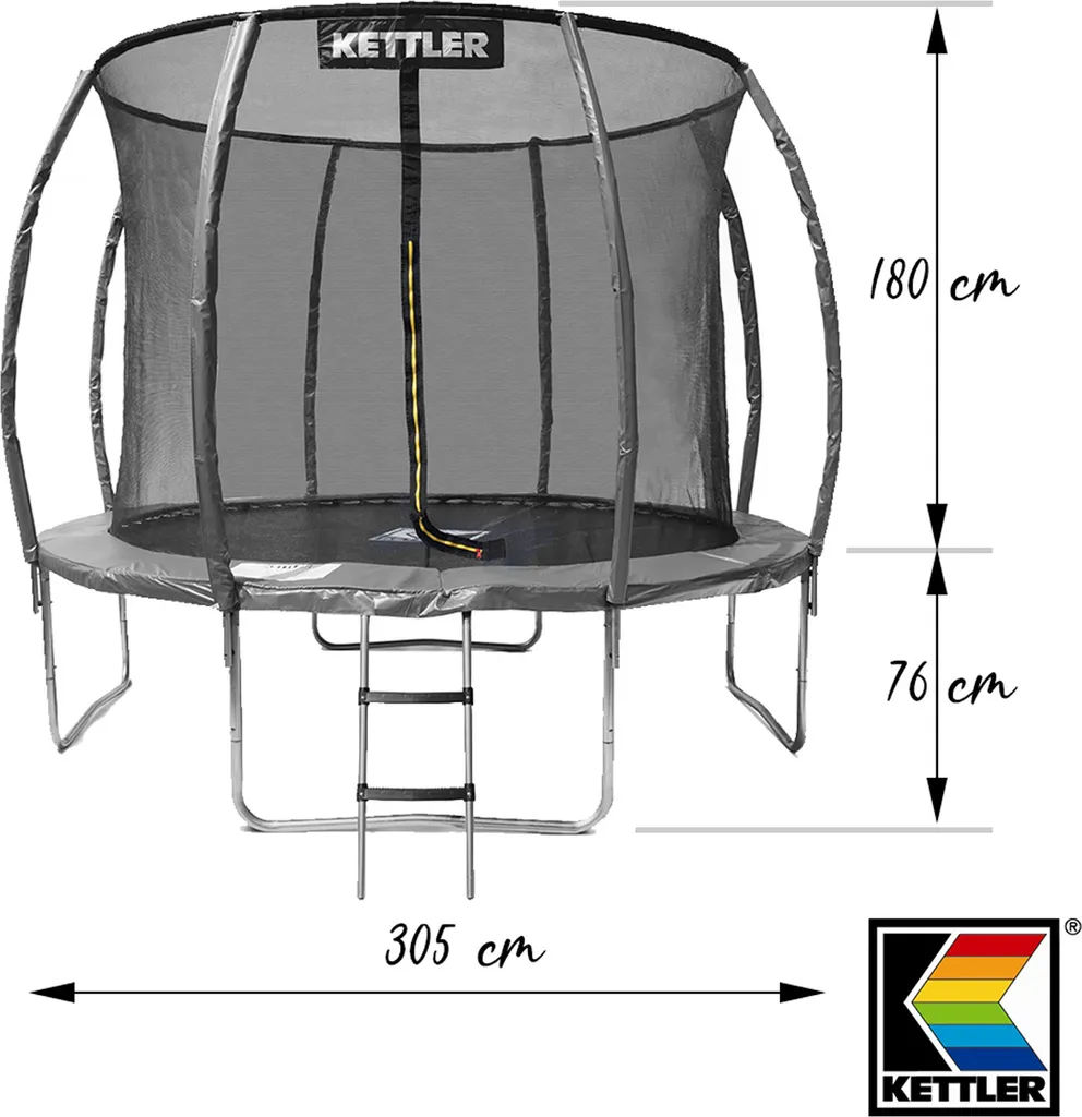 KETTLER Outdoor Trampolin JUMP, Größe:305 Cm 7 KETTLER Outdoor Trampolin JUMP, Größe:305 Cm – Bild 7