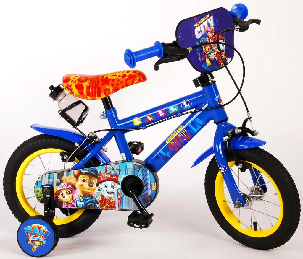 Paw Patrol Kinder Fahrrad - Jungen - 12 Zoll - Blau - Zwei Handbremsen 2 Paw Patrol Kinder Fahrrad - Jungen - 12 Zoll - Blau - Zwei Handbremsen – Bild 2