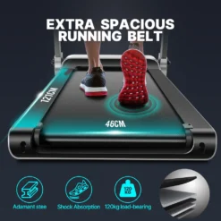 Merax Laufband Elektrisch Laufbänder Mit 2,5 PS Motor Und LED-Display, Bluetooth, APP Und Tablet-Halterung, 1-15 KM/H, Belastbar Bis 120kg -Globbervi Verkaufe bee4893a1d94224e9377608f9e824180