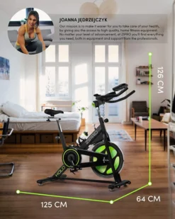 Zipro Erwachsene -Rad Fitnessbike Heimtrainer Holo 2 Bis 130kg, Schwarz, One Size, Einheitsgröße -Globbervi Verkaufe c15886f1b9187e1a0a37205d166cc4fb