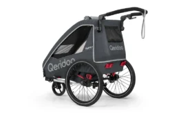 Qeridoo QUPA 1 Kinderfahrradanhänger, Farbe:grey -Globbervi Verkaufe c1a5cfa11603caf6143094168f199a22