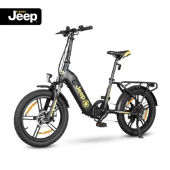 Jeep Fold E-Bike FR 7000, 20“ Kompaktrad, Falt-E-Bike, 7-Gang Kettenschaltung, Black -Globbervi Verkaufe c1ef2227df45a6940f03c40981eb3bda