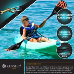KESSER® Kajak-Sitz Premium Für SUP Board Stand Up Paddle Surfboard Sitz - Inkl. Mit Tasche - SUP Paddling Paddelboards Gepolsterte Sitz 32x38cm, Rückenlehne 51x45cm Schnell Und Einfach Montiert , Farbe:Blau / Schwarz 13 KESSER® Kajak-Sitz Premium Für SUP Board Stand Up Paddle Surfboard Sitz - Inkl. Mit Tasche - SUP Paddling Paddelboards Gepolsterte Sitz 32x38cm, Rückenlehne 51x45cm Schnell Und Einfach Montiert , Farbe:Blau / Schwarz -Globbervi Verkaufe c21dd7dca3eb799e5a08a60ff3318bb2