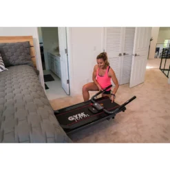 Gymform® Slim Fold Treadmill - Kompaktes, Zusammenklappbares Laufband, Fitnessgerät 6 Km/h, 3 Programme Sowie 3 Variabel Einstellbare Geschwindigkeiten Bis 110 Kg – Aus Der TV Werbung -Globbervi Verkaufe c2449373735898c2cd2cd16d096bd432