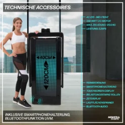 Miweba Sports Laufband SlimWalk S400 - Schlankes Design - Klappbar & Platzsparend - Bluetooth, 2,25 PS - Fitnessgeräte (Schwarz) -Globbervi Verkaufe c2476df7a9fe83617cc124b493ee88ee