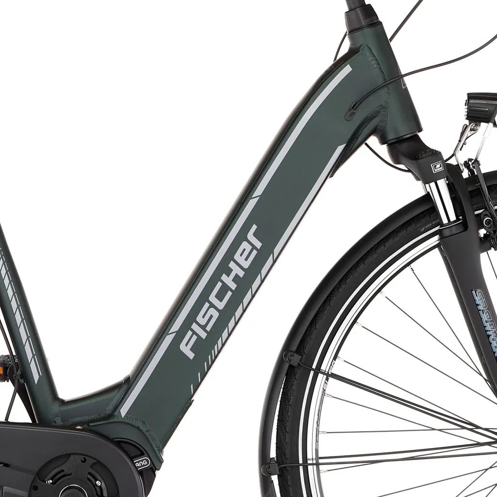 FISCHER E-Bike Pedelec City CITA 3.2i, Rahmenhöhe 44 Cm, 28 Zoll, Akku 418 Wh, Mittelmotor, Tiefer Einstig, Nabenschaltung, LCD Display, Grün 5 FISCHER E-Bike Pedelec City CITA 3.2i, Rahmenhöhe 44 Cm, 28 Zoll, Akku 418 Wh, Mittelmotor, Tiefer Einstig, Nabenschaltung, LCD Display, Grün – Bild 5