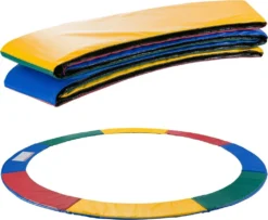 AREBOS Trampolin Randabdeckung Federschutz, 305 Cm, Aus PVC Und PE, Reißfest, 100% UV-beständig, Bunt -Globbervi Verkaufe c3b575034ab9ce98312cf4017a400f10