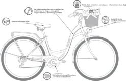 Milord Komfort Fahrrad Mit Weidenkorb Damenfahrrad, 26 Zoll, Braun, 7 Gang Shimano -Globbervi Verkaufe c49a00a81569e80ca6d06b9181097e51