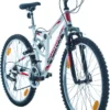 26 Zoll Mountainbike Vollfederung Shimano 18 Gang, Jugend, Geeignet Ab 155 Cm