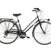28 Zoll Cityrad Damen Viscontea Rondine 6 Gänge Schwarz 46 Cm Rahmengröße
