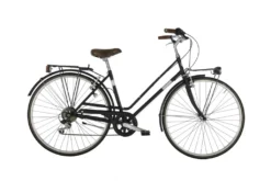 28 Zoll Cityrad Damen Viscontea Rondine 6 Gänge Schwarz 46 Cm Rahmengröße