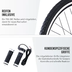 Viribus® 28 Zoll LCD Vorderrad Elektro-Fahrrad Kit Ebike Umbausatz E-bike -Globbervi Verkaufe c5e050f1bbc1809afad725d6414fd69f