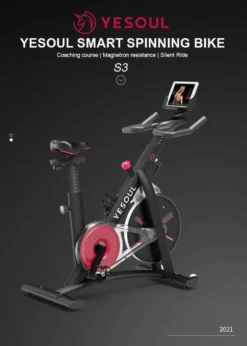 YESOUL S3 Fitnessbikes Fitness Bike Heimtrainer Weiß /white -Globbervi Verkaufe c63de3d1fabc1e324cce2c2b15f6731e