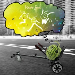 Hoverkart Weiß Sitz Hoverboard Hoverseat Für 6,5"/8"/8,5"/10 Zoll Elektro Scooter 2 Räder E-skateboard Hover Kart -Globbervi Verkaufe c7b64860674512f5c252fb06e86a24c6