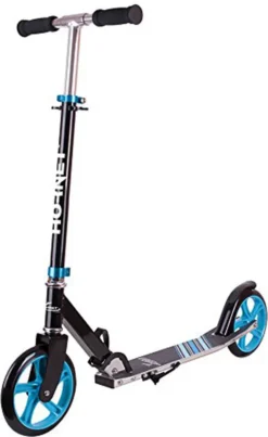 Hudora 14522 Hornet Scooter 200, Schwarz/hellblau