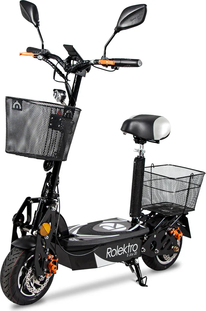 Rolektro, E-Joy 20, Schwarz, Faltbarer E-Scooter Mit Straßenzulassung 2 Rolektro, E-Joy 20, Schwarz, Faltbarer E-Scooter Mit Straßenzulassung – Bild 2