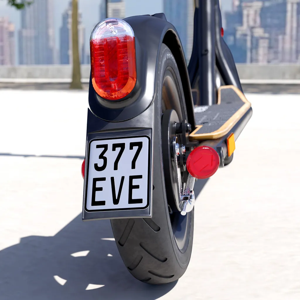 Elektro Scooter Mit Straßenzulassung ABE E-Scooter Aluminium Elektroroller EKFV Zulassung Faltbar Roller EScooter - Schwarz 5 Elektro Scooter Mit Straßenzulassung ABE E-Scooter Aluminium Elektroroller EKFV Zulassung Faltbar Roller EScooter - Schwarz – Bild 5