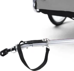 Fahrradanhänger Hundeanhänger Klappbar Für Haustiere Grau Schwarz Bis 40Kg -Globbervi Verkaufe ca590e198492e73448e6b253838d38b9