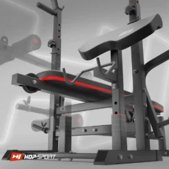 Hop-Sport Multifunktions Hantelbank HS-1075 Mit Latzugturm Kraftstation -Globbervi Verkaufe cc4816dbd9cb5bff8dd91dcfe917a419