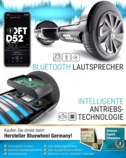Hoverboard Bluewheel HX310s App-Steuerung Farbe: Carbon E-Balance Selfbalance Scooter E-Skateboard Stehroller Elektroroller LED -Globbervi Verkaufe cd65917c4909daa9d8e54bdcc81a1b86