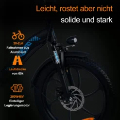 Klappbares E-Bike 20“ Elektrofahrrad | E Klappfahrrad 7 Gänge & Hinterradmotor Für 25 Km/h E-bike Trekking | Fahrrad Mit MTB Federgabel, Faltbares E Bike LED Licht &Qualitätsmarke Sportsattel 12 Klappbares E-Bike 20“ Elektrofahrrad | E Klappfahrrad 7 Gänge & Hinterradmotor Für 25 Km/h E-bike Trekking | Fahrrad Mit MTB Federgabel, Faltbares E Bike LED Licht &Qualitätsmarke Sportsattel -Globbervi Verkaufe ce37e85c6e061d481e841c98603ffd83