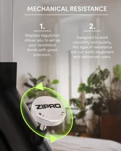 Zipro Erwachsene -Rad Fitnessbike Heimtrainer Holo 2 Bis 130kg, Schwarz, One Size, Einheitsgröße -Globbervi Verkaufe d103a2603e98d759328ea13069bbb771