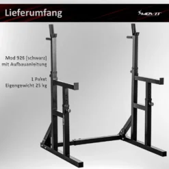 MOVIT Squat Rack PRO Langhantel-Ablage Homegym Hantel-Ständer Heimtrainingsgerät 10 MOVIT Squat Rack PRO Langhantel-Ablage Homegym Hantel-Ständer Heimtrainingsgerät -Globbervi Verkaufe d17f868137128cb342f20c772c34bbd2