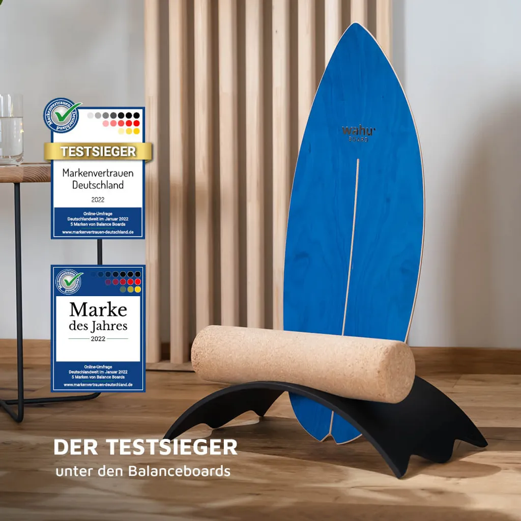 Wahu® Balanceboard Für Fortgeschrittene Aus Echtholz Inkl. Korkrolle | Kratzfest | Sport Balanceboard Gleichgewichtsboard Balance Training 8 Wahu® Balanceboard Für Fortgeschrittene Aus Echtholz Inkl. Korkrolle | Kratzfest | Sport Balanceboard Gleichgewichtsboard Balance Training – Bild 8
