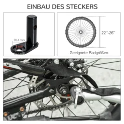 HOMCOM Kinderanhänger Kinderfahrrad Geeignet Für 2 Kinder, Stahlrahmen, Sitzträger Mit Sicherheitsgurt, Für Kinder Ab 18 Monaten, Oxford-Gewebe, Stahl, 126x78x79 Cm, Orange+Schwarz -Globbervi Verkaufe d18c3701ed9d0017168dbc69dac89de9