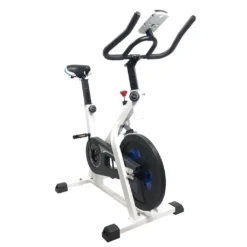 Bikesly Heimtrainer Ergometer Speedbike Indoor Cycling Fahrrad Fitness 120 Kg Weis