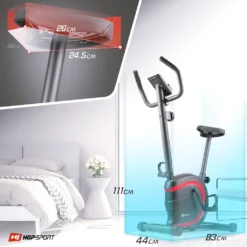 Hop-Sport Fitnessbike HS-015H VOX Heimtrainer Für Zuhause Ergometer Mit Pulsmessung Belastbar Bis 120 Kg -Globbervi Verkaufe d203eef4188adbecbde657d83e3cbbe0