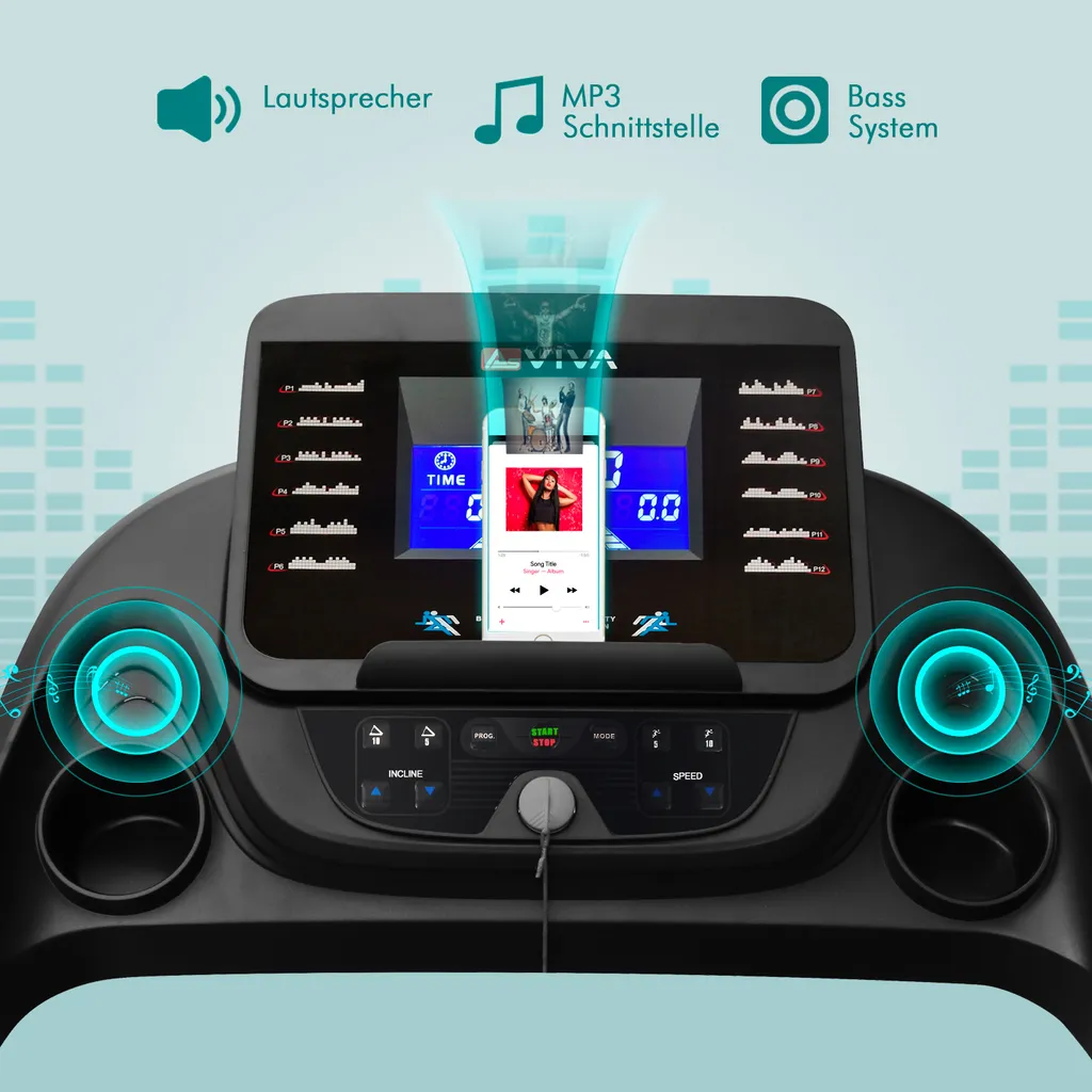 Laufband AsVIVA T16 Bluetooth Cardio Fitness App Kompatibel 4 Laufband AsVIVA T16 Bluetooth Cardio Fitness App Kompatibel – Bild 4